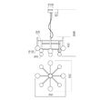 Lustră LED modernă dimabila cafenie 42W/2700/3000K Bolla 01-4556 Redo