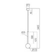 Lustră LED modernă dimabila neagră 8W/2700/3000K Bolla 01-4551 Redo
