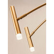 Lustra moderna Rayen auriu-bronz LED 80W/6323lm/3000K, 01-3450 Redo
