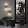 Aplica LED moderna Touch neagra abajur alb L13cm 13W, Maytoni