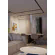 Lustra moderna Corinth alba structura metalica GU10/7W, 01-3452 Redo