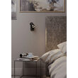 Aplica moderna Corinth neagra cu intrerupator GU10/7W, 01-3421 Redo
