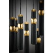 Lustra moderna aurie detalii sferice aurii 7xGU10/60W Alas 2015 Jupiter