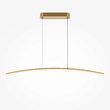 Lustra LED moderna Curve alama abajur alb L98cm 15W, Maytoni