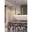 Lustra moderna Corinth aurie structura metalica GU10/7W, 01-3453 Redo
