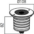 Spot LED incastrat etans XGROUND 1x15W 4000K IP67 40° Arelux GD17NW40