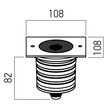 Spot LED incastrat IP67 XGROUND 1x15W 100-245V AC 4000K 40° Arelux GD18NW40