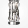 Lampadar cristal transparent modern Puntes cromat Ø20cm, Maytoni