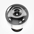 Veioza LED moderna Spirito neagra abajur fumuriu Ø18cm 13W, Maytoni