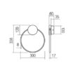 Aplica/Plafoniera LED moderna negru mat+alama 11W/1361lm/3000K D30, Atom 01-3102 Smarter
