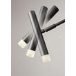 Lustra moderna Rayen neagra LED 60W/4478lm/3000K, 01-3449 Redo