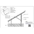 Sistem complet de montaj la sol, inclinare 25 grade, pentru 10 panouri fotovoltaice 375W, Baks W-H5G2-25