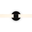 Aplica LED moderna Axis neagra abajur alb 16W, Maytoni