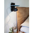 Aplica/Spot modern negru mat orientabil USB 7W/537lm/3000K, Seibi 01-3492 Smarter