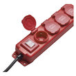 Prelungitor electric cu 4 (CP) si comutator, 10 metri, IP44, Emos P14201