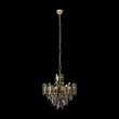 Lustra clasica Flare aurie abajur colorat Ø48cm, Maytoni