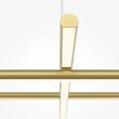 Lustra LED moderna Radiance aurie abajur alb L80cm 80W, Maytoni
