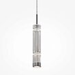 Lustra LED moderna Ordo cromata abajur transparent Ø8cm 8W, Maytoni