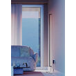 Aplica moderna Stick neagra intrerupator picior LED 48W/5266lm/3000K, 01-2795 Redo