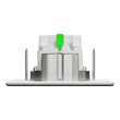 Doza pardoseala patrata XS+priza, metal IP44 UNICA SYSTEM+ Schneider Electric, INS52100