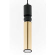 Lustra moderna neagra-aurie detaliu sferic negru 1xGU10/60W Alas 2006 Jupiter