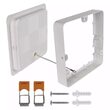 Plafoniera patrata LED RUBIC, lumina neutra 4000K, 2400lm, 24W, IP20, Emos ZM6452
