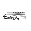 Bloc multiprize, 4 prize Schuko si comutator, cablu 2 metri, Casia 923.007, Bachmann