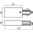 Element alimentare dreapta Minitrack MT1005 MWH Arelux