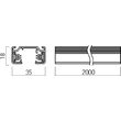 Sina Minitrack 2m MT1002 MWH Arelux