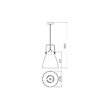 Lustra moderna alb mat detalii cupru 1xE27, Arne 01-1311 Smarter