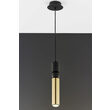 Lustra moderna neagra-aurie detaliu sferic negru 1xGU10/60W Alas 2006 Jupiter