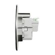 Doza pardoseala rotunda XS+priza, metal IP44 UNICA SYSTEM+ Schneider Electric, INS52101