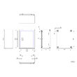 Cutie metalica 300x250x150 mm, cu contrapanou, incuietoare standard, WSA3025150 Schrack