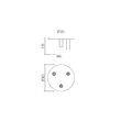 Plafoniera moderna metalica TAJ 01-2412, Smarter