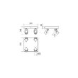 Plafoniera moderna negru mat lemn nature fag, TAFFI 01-2417 Smarter