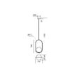 Lustra moderna auriu mat abajur sticla opal, NIVA 01-2624 Smarter
