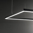 Lustra moderna neagra LED 33W/3050lm/3000K, ORACLE SLIM SP D50 Square 259161 Ideal Lux