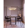 Lustra LED moderna auriu mat 76W/3515lm 3000K/4000K, Valdis 01-3784 Smarter