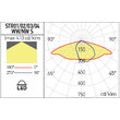 Corp de iluminat stradal ±15° zone pietonale/auto IP65 70W-80W/4000K/10126lm-11594 lm XStreet STR03NW S Arelux