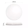 Plafoniera rotunda LED TORI, lumina neutra 4000K, 3800lm, 36W, IP54, Emos ZM4325