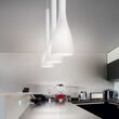 Lustra moderna alba abajur sticla 1xE27/60W, Flut SP1 Big 035666 Ideal Lux