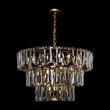 Lustra cristal transparent moderna Puntes aurie Ø77cm, Maytoni