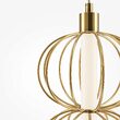 Aplica LED moderna Golden Cage aurie L13cm 17W, Maytoni