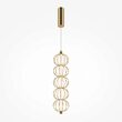 Lustra LED moderna Golden Cage aurie Ø13cm 17W, Maytoni