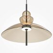 Lustra LED moderna Bangkok neagra abajur coniac Ø40cm 12W, Maytoni