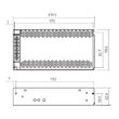 Alimentator tensiune continua 24V DRIVER TC 24V 200W IP20 Arelux AT24.200