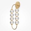 Aplica LED moderna Amulet aurie abajur transparent L27cm 16W, Maytoni