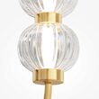 Lustra LED moderna Amulet aurie abajur transparent L9cm 16W, Maytoni