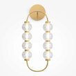 Aplica LED moderna Amulet aurie abajur transparent L27cm 16W, Maytoni