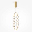 Lustra LED moderna Amulet aurie abajur transparent L9cm 16W, Maytoni